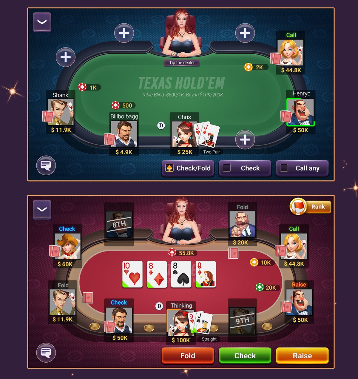 Slot Seven Bingo آن لائن کیسینو میں اصل گیمز